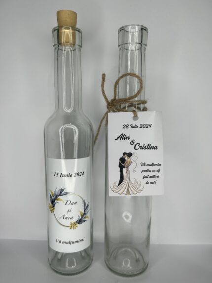 Sticla marturie nunta 250ml Bellissima
