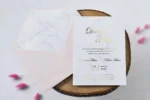 Invitatie de nunta eleganta - Cod 1143