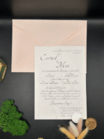 Invitatie de nunta eleganta - Cod 1143 - imagine 2