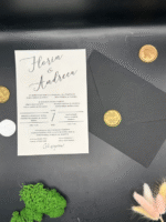 Invitatie de nunta eleganta 2025 - Cod 12268 - imagine 2