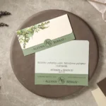 Invitatie de nunta ieftina sub 1 leu – Cod 7048
