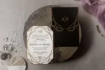 Invitatie de nunta eleganta si simpla - Cod 8387