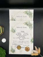 Invitatie de nunta - Cod 9348 - imagine 2