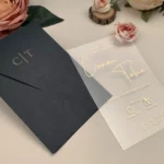 Invitatie nunta din plexiglass - Cod 96956