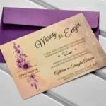 Invitatie de nunta - Cod 10584