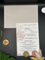 Invitatie de nunta nu contine plicul - Cod 19355 - imagine 2