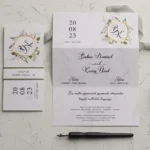 Invitatie de nunta - Cod 9209