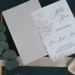 Invitatie de nunta nu contine plicul - Cod 19355