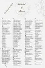 Lista de invitati - Vintage 01 - imagine 2