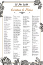 Lista de invitati - Vintage 06 - imagine 2