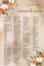 Lista de invitati - Vintage 07 - imagine 2