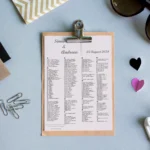 Lista de invitati - Vintage 02