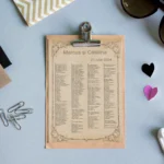 Lista de invitati - Vintage 04