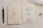 Invitatii de nunta elegante - cod 9154