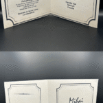 Meniu pentru nunta - Vintage 05