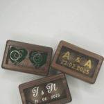 Cutie verighete personalizate