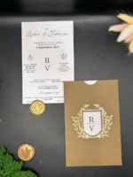 Invitatii de nunta elegante - cod 9296 - imagine 2