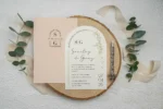 Invitatii de nunta elegante - cod 9356