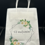 Punga cadou nunta cu motiv floral - Cod Cartoon 16