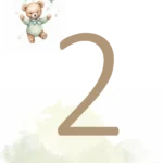 Numere de masa pentru botez 01
