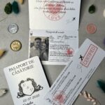 Invitatie De Nunta Tip Pasaport Handmade - 01