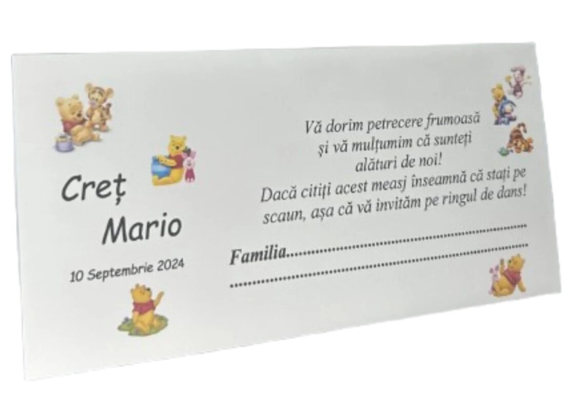 Plicuri Bani Botez Ursulet