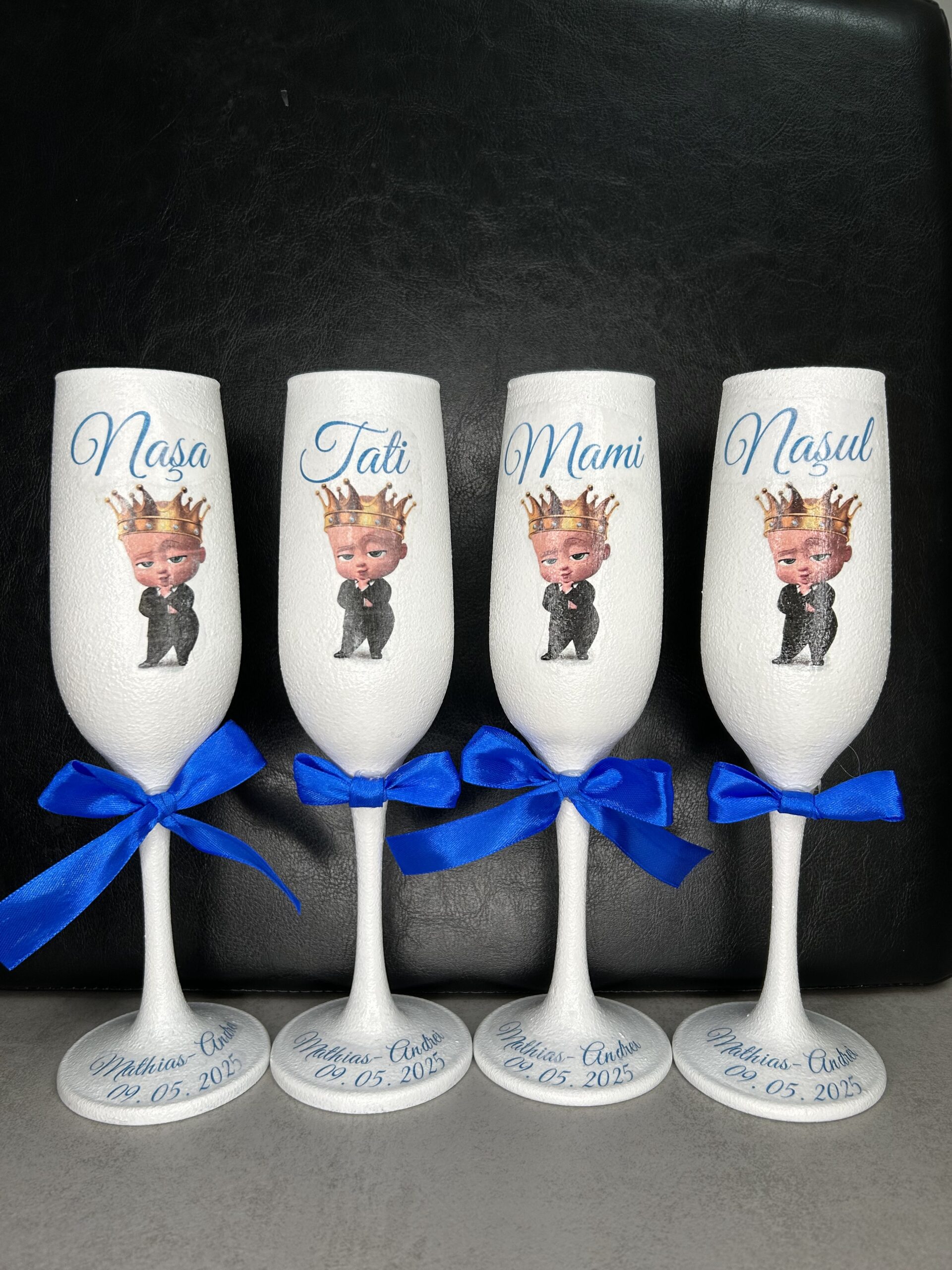 IMG_4186 Pahare personalizate pentru botez 01 - imagine 1
