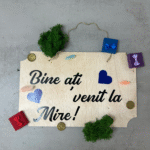 Placa bine ati venit la Mire cod 01