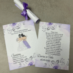 Invitatii domnisori si domnisoare de onoare cod 01