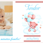 Magneti pentru botez - Cod 03