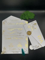 Invitatie de nunta handmade - Cod 29