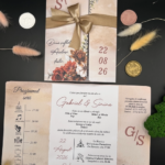 Invitatie de nunta handmade - Vintage 07 v1