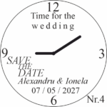 Sticker pentru oglinda SAVE THE DATE - imagine 5
