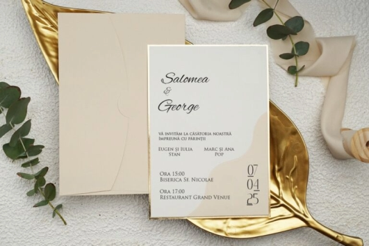 9249 Invitatii de nunta - Cod 9249 - imagine 1