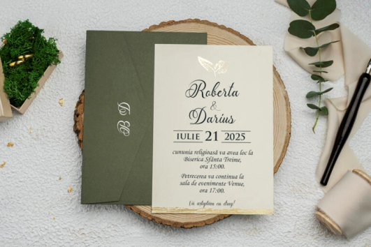 9255 Invitatii de nunta - Cod 9255 - imagine 1
