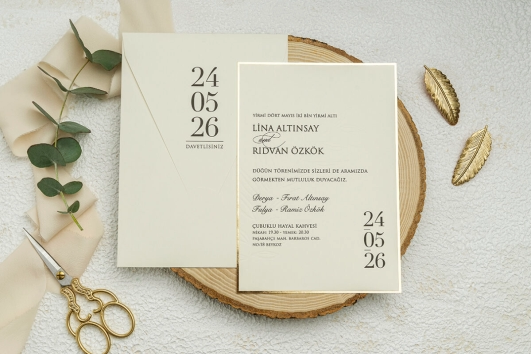 9262 Invitatii de nunta - Cod 9262 - imagine 1