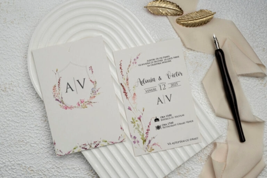 9268 Invitatii de nunta - Cod 9268 - imagine 1