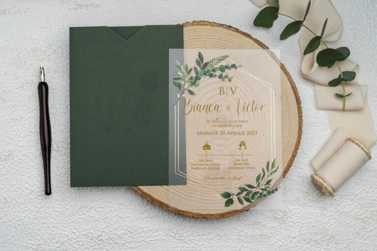 9366 Invitatii de nunta - Cod 9366 - imagine 1