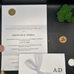 Invitatie de nunta handmade - Cod 30