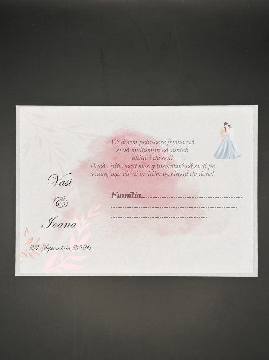 T11 Plic de dar clasic personalizat - Tonlist 11 - imagine 1