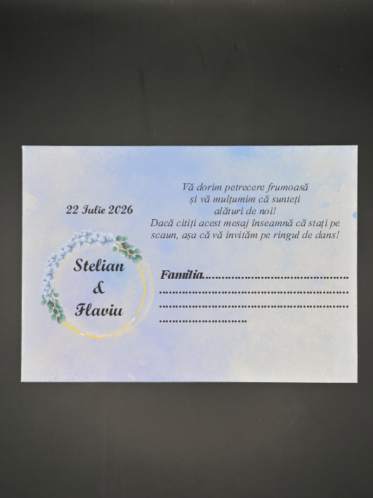 T8 Plic de dar clasic personalizat - Tonlist 08 - imagine 1