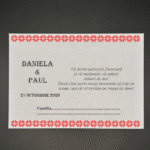 Plic de dar clasic personalizat - Traditional 01