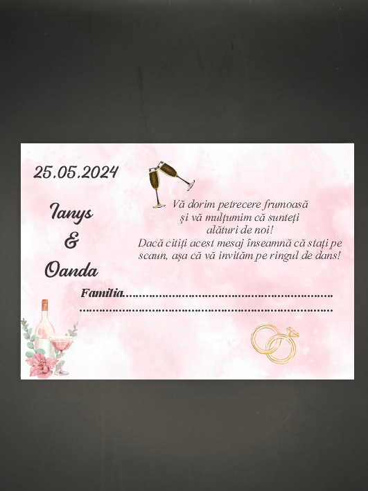 ct13 Plic de dar clasic personalizat - Cartoon 13 - imagine 1