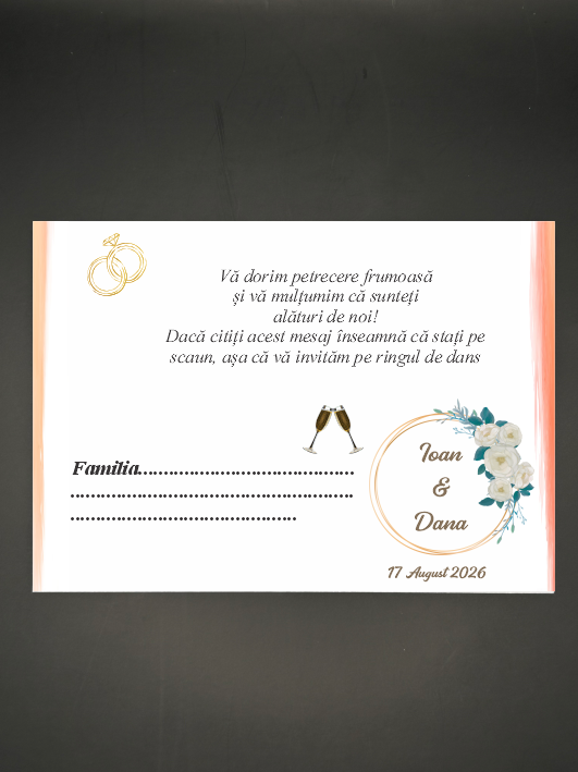 ct9 Plic de dar clasic personalizat - Cartoon 09 - imagine 1