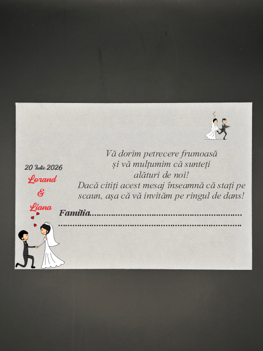 f1 Plic de dar clasic personalizat - Funny 01 - imagine 1