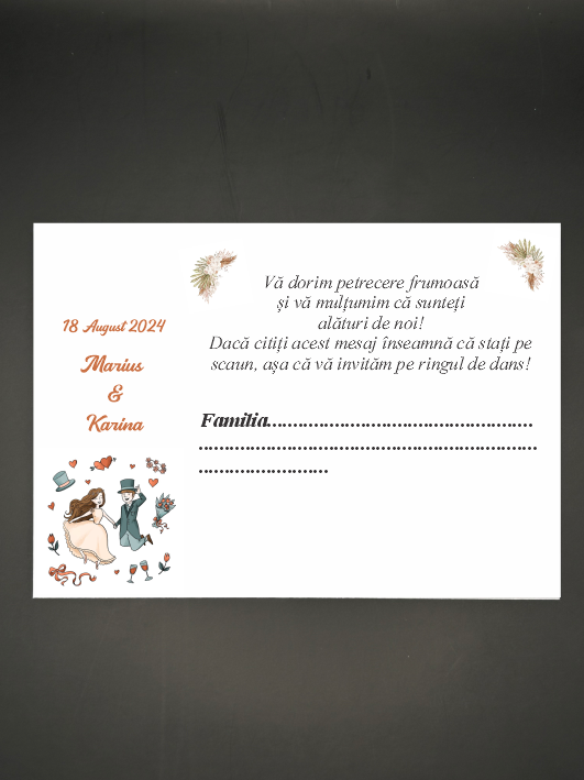f2 Plic de dar clasic personalizat - Funny 02 - imagine 1