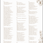 Lista de invitati pentru nunta - Cartoon 22