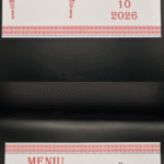 Meniu pentru nunta - Traditional 04