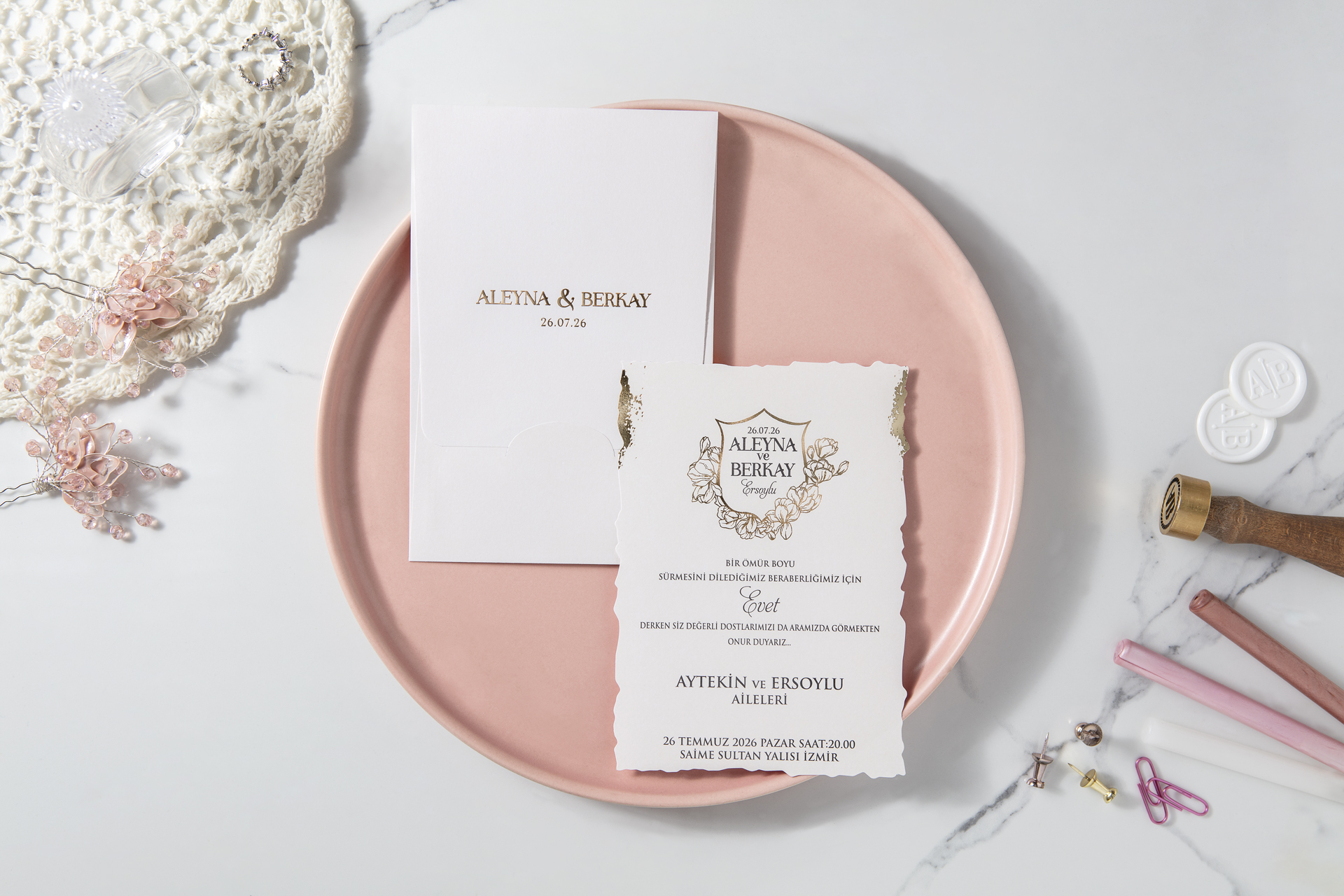 7084 Invitatie de nunta – Cod 7084 - imagine 1