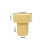 Dop pluta cu capac Dop-sintetic-29-18-32